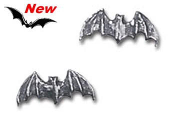 Batstuds Earrings, by Alchemy Gothic